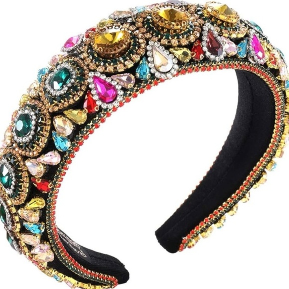 Multicolor Embellished Headband